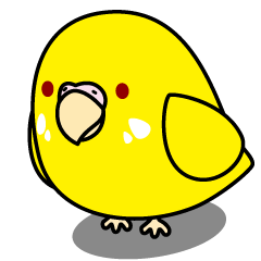 [LINEスタンプ] セキセイインコのダイちゃん(ルチノー)