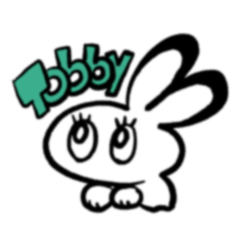 [LINEスタンプ] トビウサギのトビー