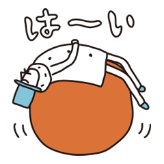 [LINEスタンプ] ミドリ オジサン柄 スタンダード