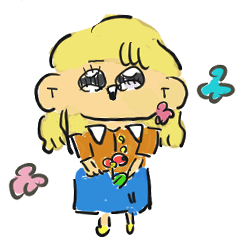 [LINEスタンプ] きいろちゃんの1日