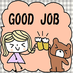 [LINEスタンプ] かわいい英語スタンプ258