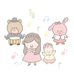 [LINEスタンプ] 音楽のお部屋