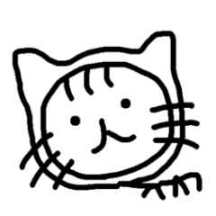 [LINEスタンプ] きゃっとまん 白背景はじめました。