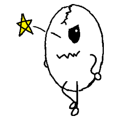 [LINEスタンプ] ひび割れタマゴくん