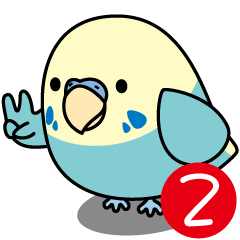 [LINEスタンプ] セキセイインコのピクちゃん2