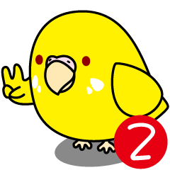 [LINEスタンプ] セキセイインコのダイちゃん2