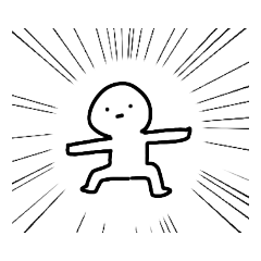 [LINEスタンプ] よく動くやつ