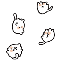 [LINEスタンプ] うろんなねこ