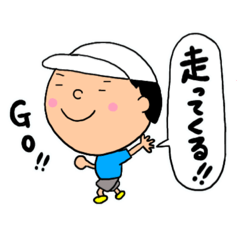 [LINEスタンプ] ランニングおばまちゃん