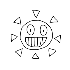 [LINEスタンプ] 顔は笑ってるけど心は無