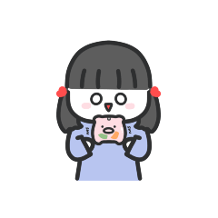 [LINEスタンプ] 可愛い少女の日常とはこういうこと