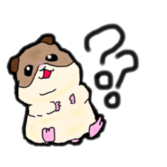 [LINEスタンプ] ハムスターとお友達の日常スタンプ