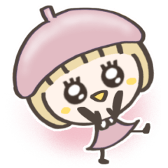 [LINEスタンプ] 毎日♡ハッピーオーラのボブヘアgirl