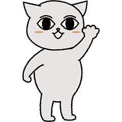 [LINEスタンプ] めがこわいねこ