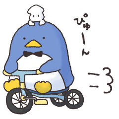 [LINEスタンプ] ペンくんとイカちゃんの日常スタンプ2