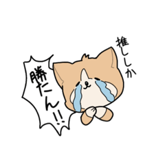 [LINEスタンプ] オタクのコーギーちゃん