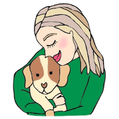 [LINEスタンプ] 日本語編1 綺麗おしゃれガール