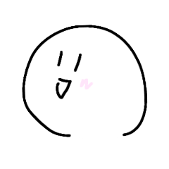 [LINEスタンプ] 素直な白玉君！