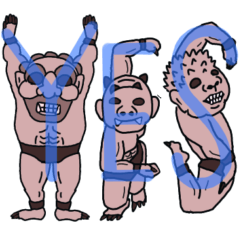 [LINEスタンプ] のびのび邪鬼さん