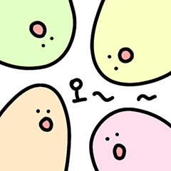 [LINEスタンプ] 単細胞と友人たち