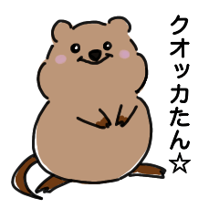 [LINEスタンプ] クオッカたん