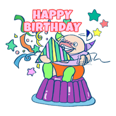 [LINEスタンプ] リア充な怪獣ちゃん