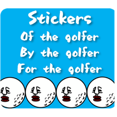 [LINEスタンプ] Tell all golfers.  ゴルフスタンプ英語版