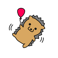 [LINEスタンプ] まいにちはりねずみくん