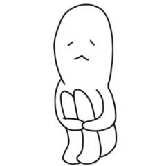 [LINEスタンプ] 小心な少年