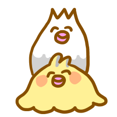 [LINEスタンプ] インコのRちゃんとQちゃんの挨拶スタンプ