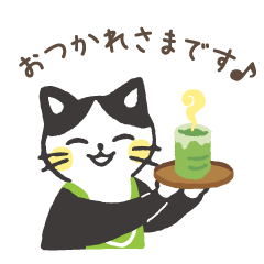 [LINEスタンプ] 介護士のたまこさん（毎日使える編）