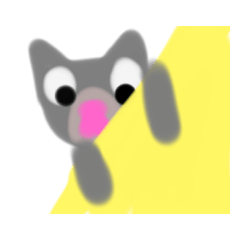 [LINEスタンプ] ひっそりねこさん1