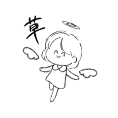 [LINEスタンプ] あなたの心のテンシちゃん