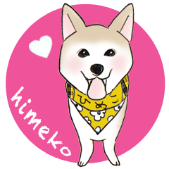 [LINEスタンプ] 柴犬の姫子