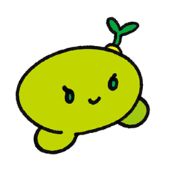 [LINEスタンプ] ひとつぶの種 たねちゃん