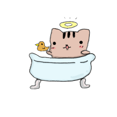 [LINEスタンプ] ゆうにゃー。（幽霊にゃんこ）