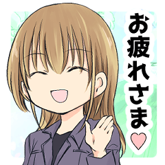 [LINEスタンプ] 「百合と声と風纏い」スタンプ