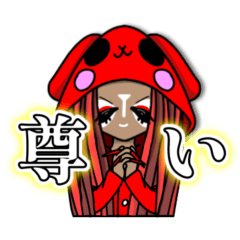 [LINEスタンプ] 推し活スタンプ【赤・レッド】