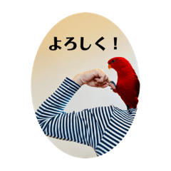 [LINEスタンプ] 赤黒ローリーs 1 