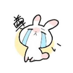 [LINEスタンプ] モモうさぎの日常