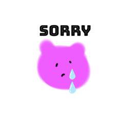 [LINEスタンプ] ゆるゆるカラフルくまスタンプ