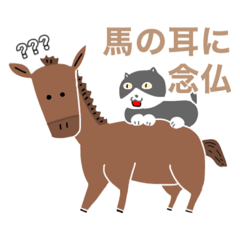 [LINEスタンプ] ことわざな猫