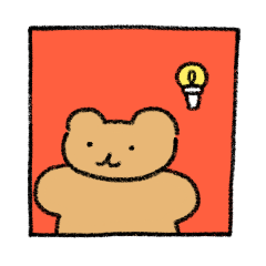 [LINEスタンプ] クマさんはおしゃべりが好き