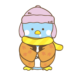 [LINEスタンプ] ボツペンちゃん 冬の気持ち表明