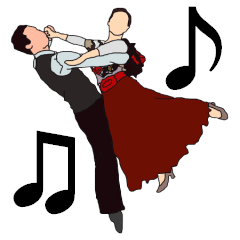 [LINEスタンプ] 社交ダンス♫♪♪