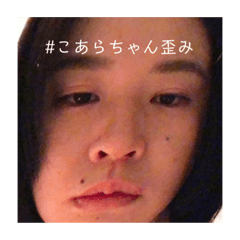 [LINEスタンプ] こあらちゃん歪み
