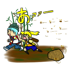 [LINEスタンプ] クレヨンと愉快な同級生-1