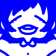 [LINEスタンプ] Blueガール