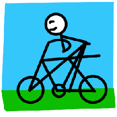 [LINEスタンプ] 自転車乗り、ローディー用スタンプ