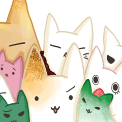 [LINEスタンプ] ねこのようなもち